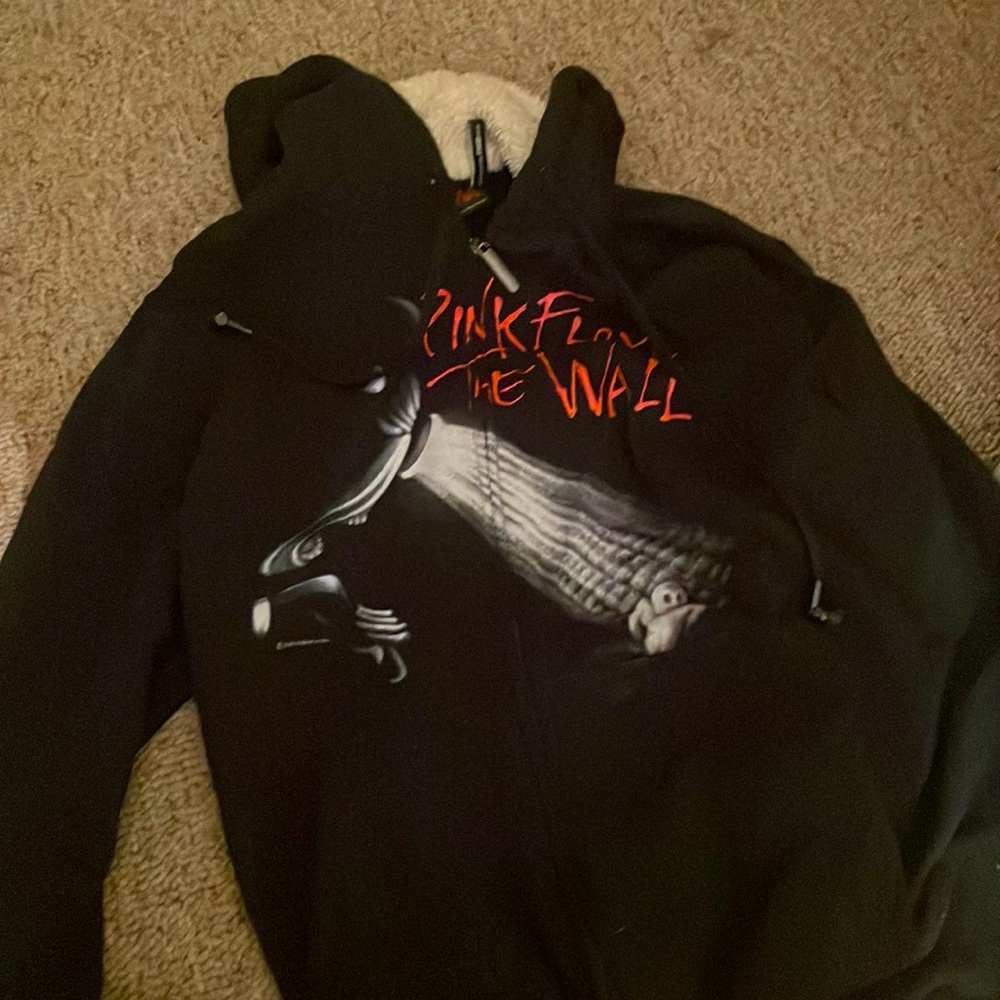 Pink Floyd hoodie with build in headphones